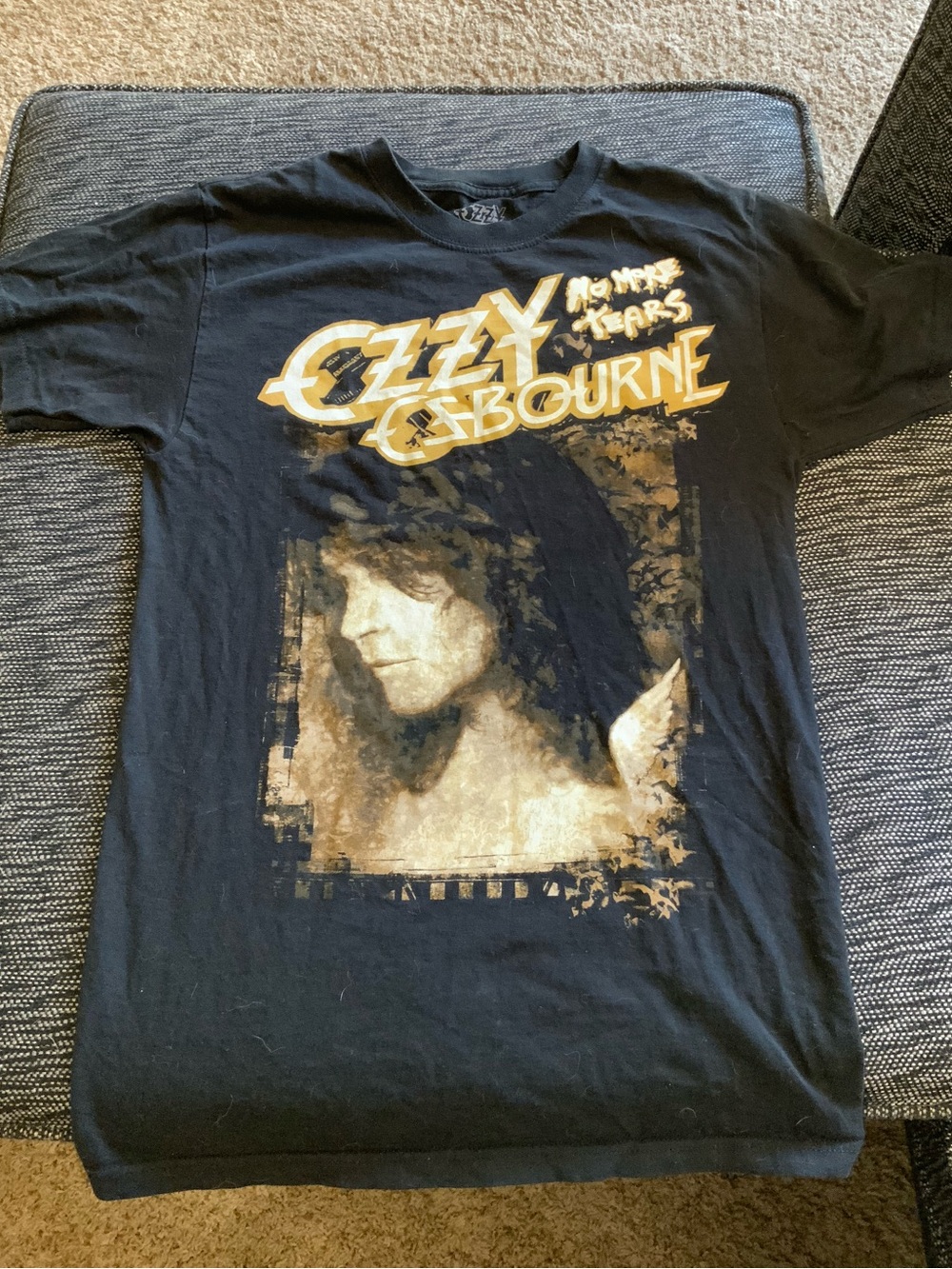 Ozzy Osbourne Black Short Sleeve No More Tears Graphic Tee - Band Logo